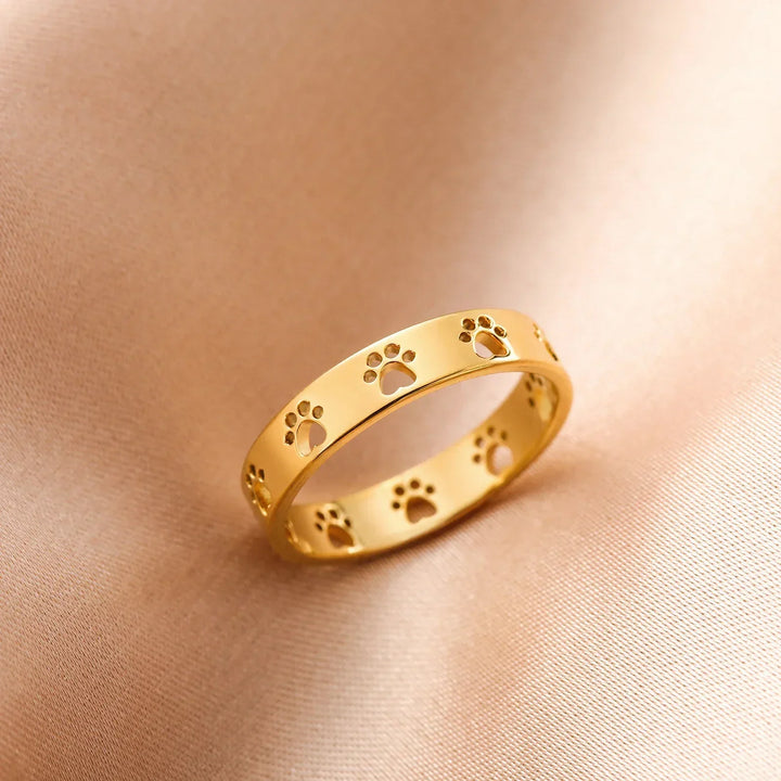 Paw Ring Made of Stainless Steel for Women